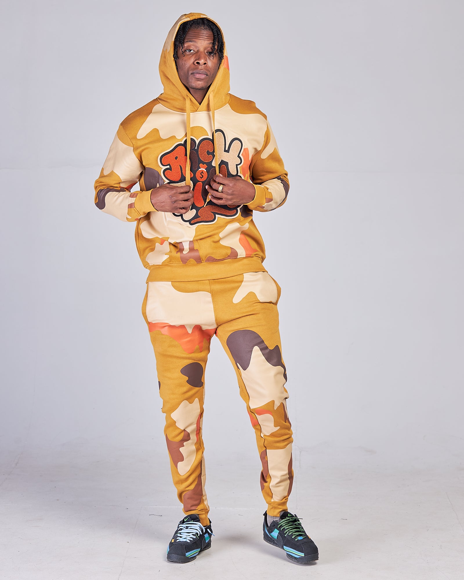 EV-10377/45244 Men's RICH RICH FLEECE SET (HOODIE & JOGGER)