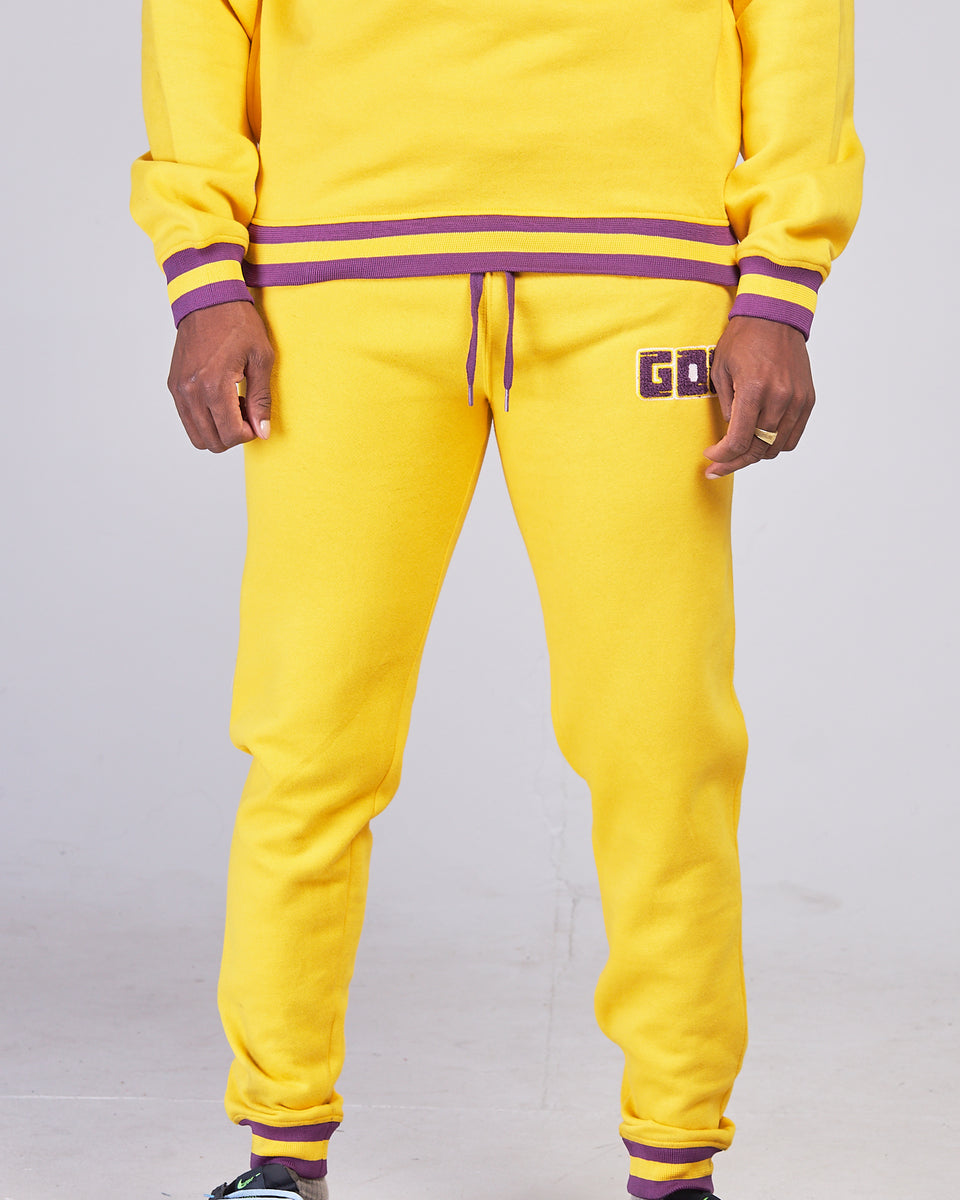 EV-45221 Kid's Goat Puff Print Fleece Jogger Pant – Bluecollection.com
